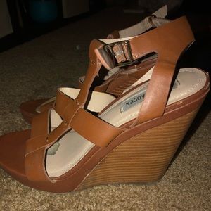 Tan wedges